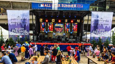 Creative LED at the MLB All Star Pre-Game Celebration.
